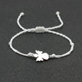 Stainless Steel Little Angel Bracelet Hand Woven Simple Adjustable