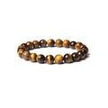 8mm Tigereye Iron Ore Men's And Women's Outdoor Yoga Stretch Bracelet Beads Agate Bracelet