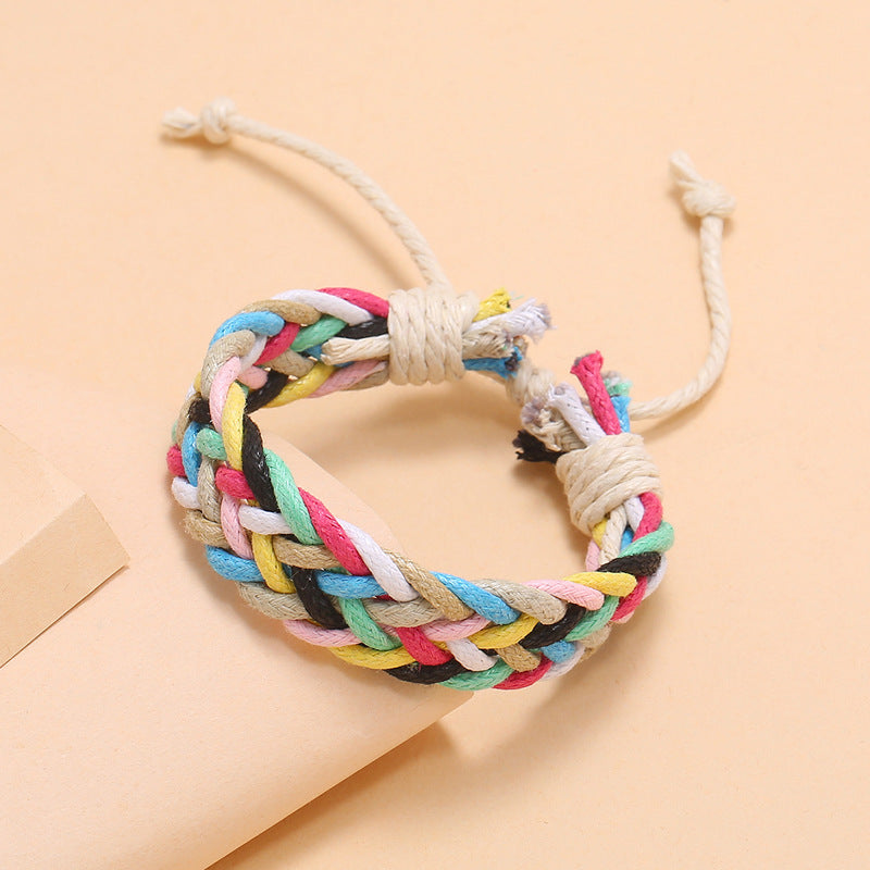 Temperament Fashion And Popular Geometric Woven Jewelry