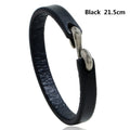 Retro Simple Leather Bracelet Men's All-match Punk Rock Leather Bracelet