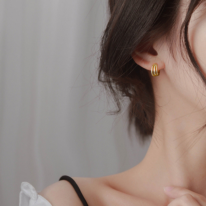 Women's Simple And Versatile Korean Style Earrings