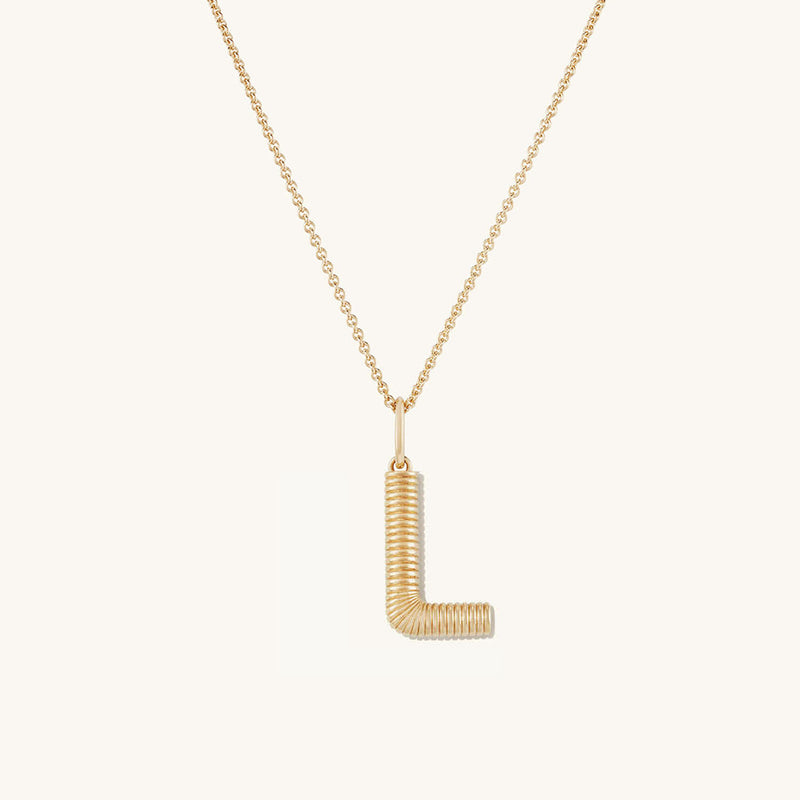 Personalized Simple Letter Necklace Fashion Creative Pattern Gold 26 Letter