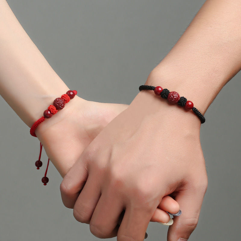 Braided Zodiac Red Rope Bracelet