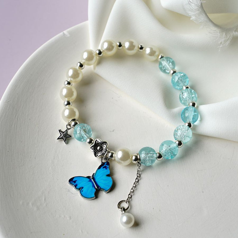 Korean Style Fashion Popping Crystal Small Daisy Bracelet