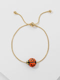 Fashion Jewelry Ceramic Fish Snake Chain Drawstring Bracelet