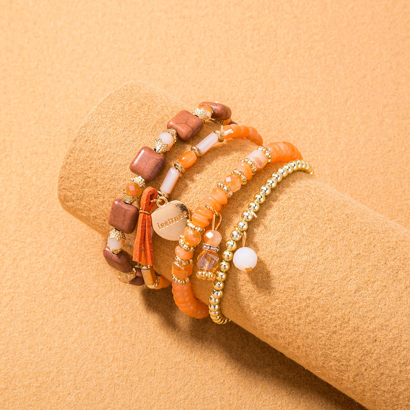 Ethnic Style Jewelry,  Multiple Beaded Love Bracelets