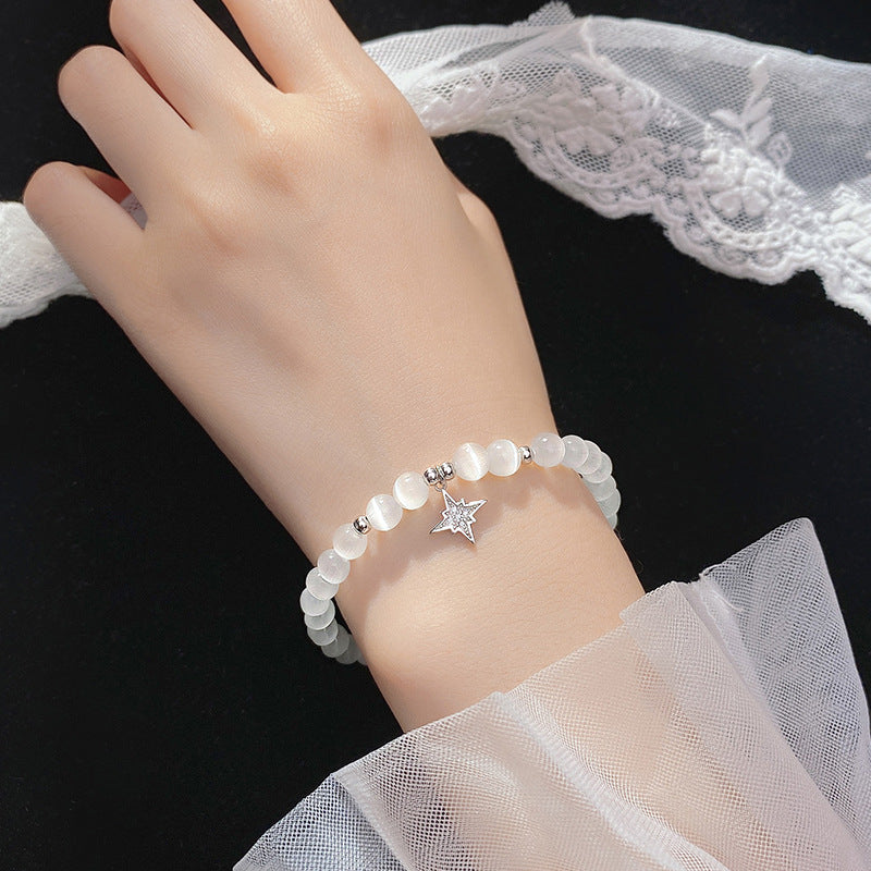 Synthetic Opal Bracelet Women Fashion Diamond