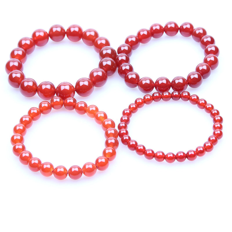 Brazilian Red Agate Chalcedony Bracelet Women's Bracelet Jewelry