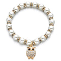 Natural Freshwater Pearls Bracelet with branches, palms, big trees, rudders, love hearts, owls pendants