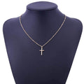 Ladies Clavicle Chain Cross Necklace