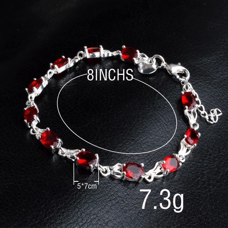 Fashion And Exquisite Temperament Women's Ruby Bracelet