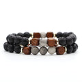 New jewelry bracelet lava volcanic stone tiger's eye bracelet