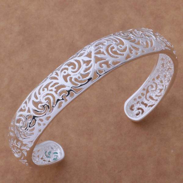 Swirling Hollow Bangle