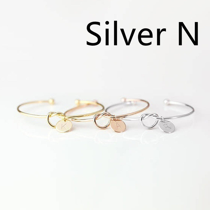 European And American Fashion Dead Knot Letter Bracelet