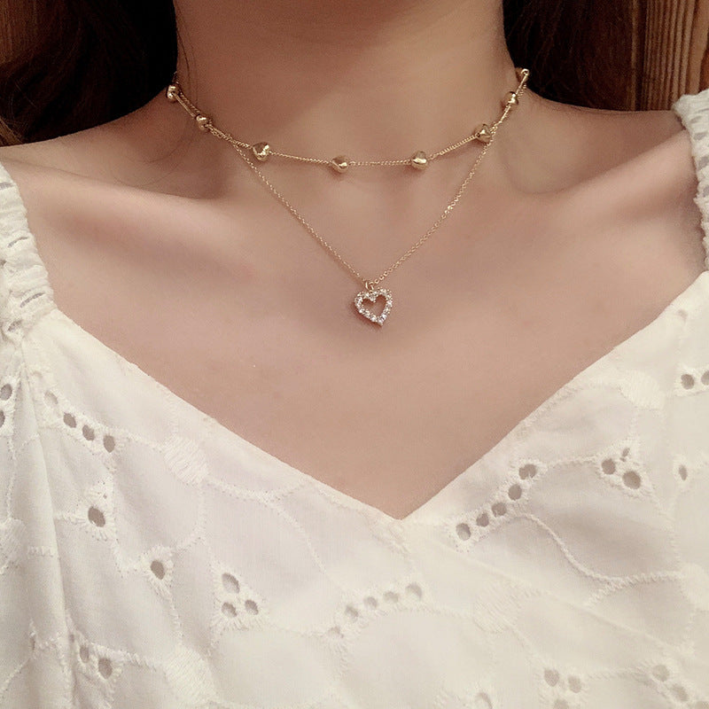 Double Layered Love Necklace