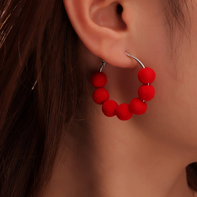 Fashion Metal Irregular Pop Earrings