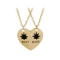 Best BUDS Two Petal Stitching Love Necklace