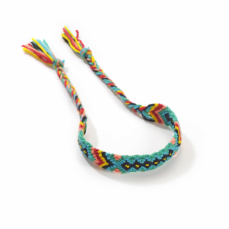 Vintage Tribal-Inspired Vibrant Totem Bracelet