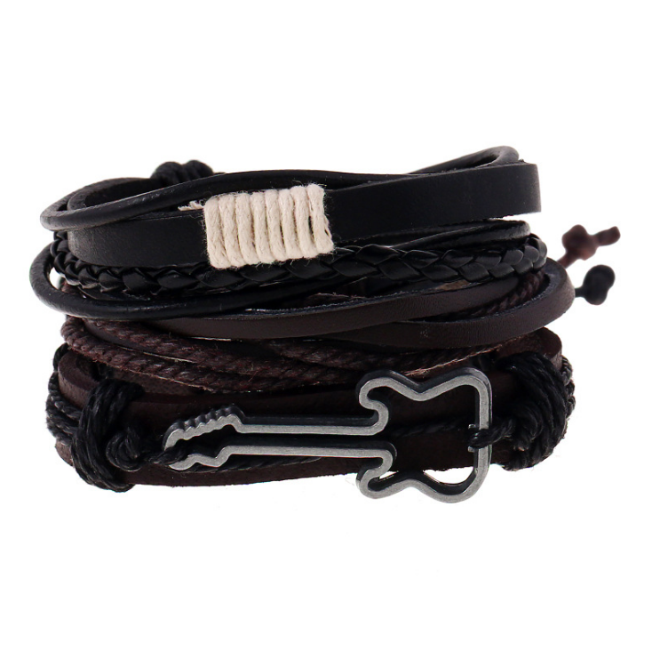 Fashion Beaded Leather Bracelets And Bracelets