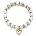 Natural Freshwater Pearls Bracelet with branches, palms, big trees, rudders, love hearts, owls pendants