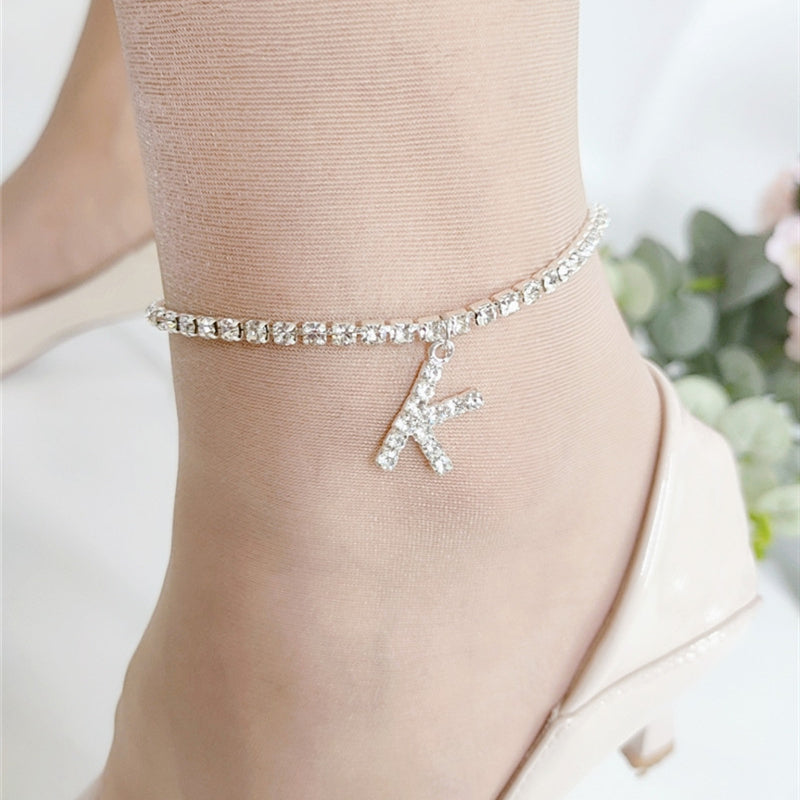 Fashion Personality Capital Letters Alloy Anklet