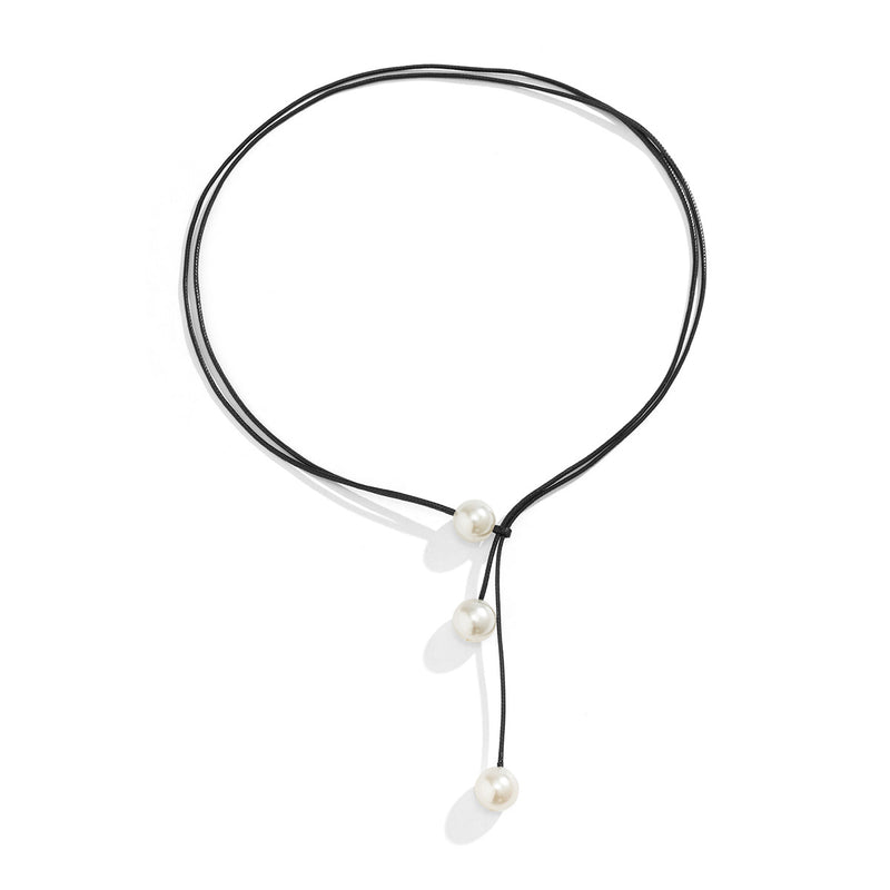 Ornament Niche Simple Pearl Collarbone Chain