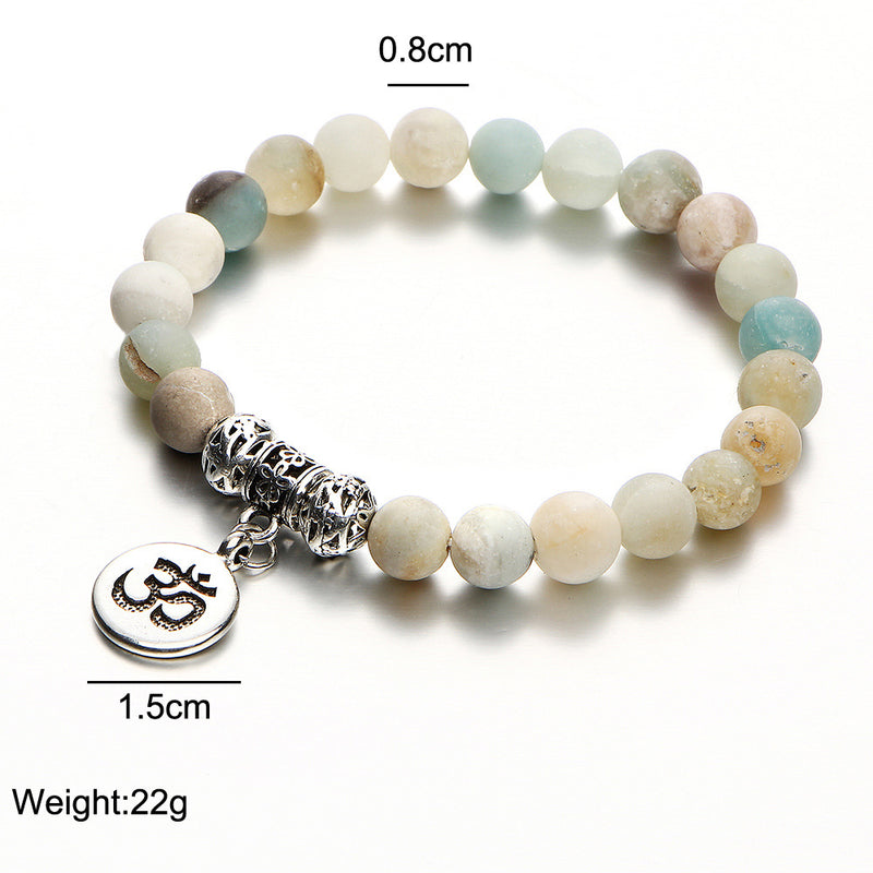Natural  Color Yoga Bracelet Couple Type Bead Bracelet