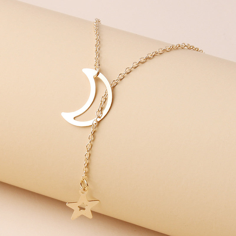 New Fashion Star Moon Cute Simple Necklace