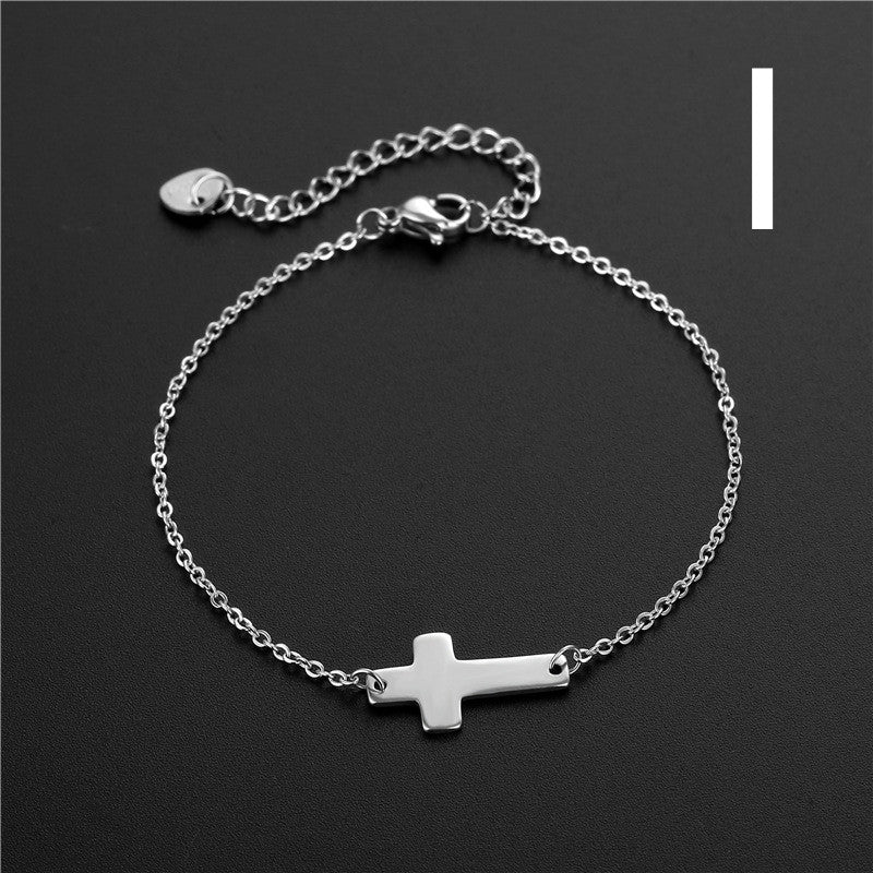 Stainless Steel Simple Jewelry Creative Trend Hip-hop Bracelet