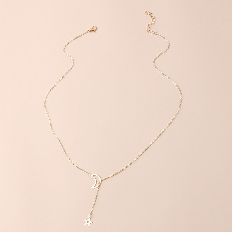 New Fashion Star Moon Cute Simple Necklace