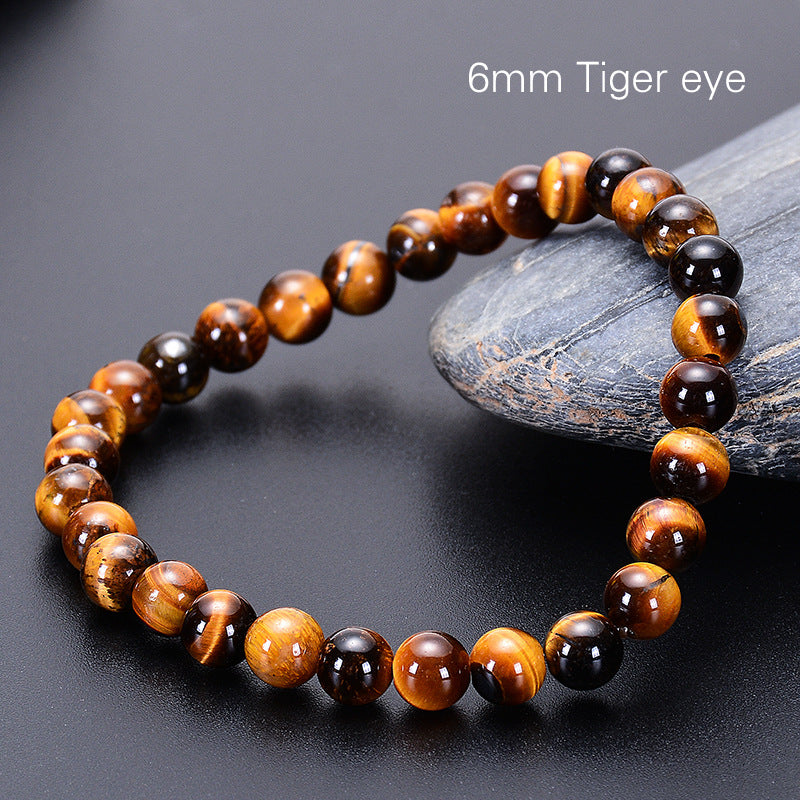 Natural Grade A Yellow Tiger's Eye Yoga Energy Bracelet