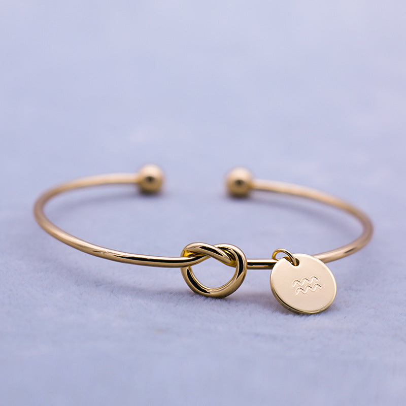 Twelve Constellation Couple Bracelet