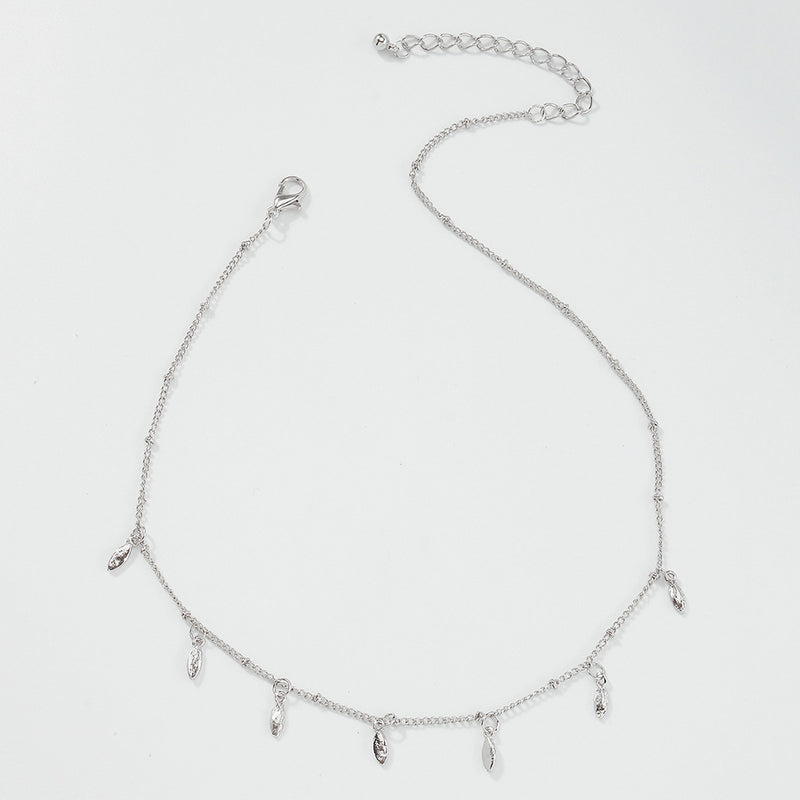 Alloy Retro Thin Chain New Necklace Women