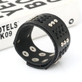 Vintage braided leather bracelet