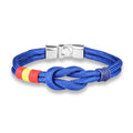 Men and women wear jewelry concentric knot bracelet