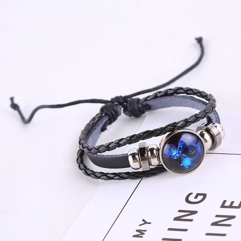 Creative Fashion Trend Twelve Constellation Luminous Bracelet