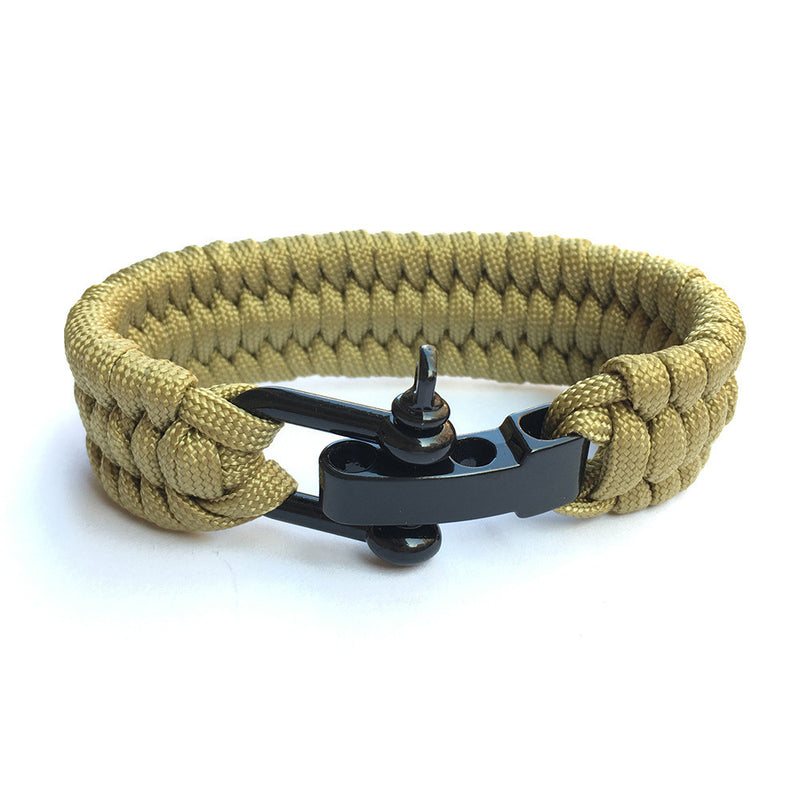 Outdoor Mountaineering Camping Emergency Seven-core Parachute Cord Woven Bracelet