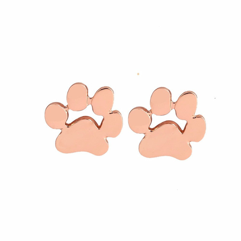 Cute Kitty Paw Stud Earrings