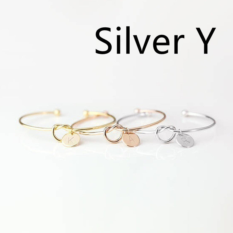 European And American Fashion Dead Knot Letter Bracelet