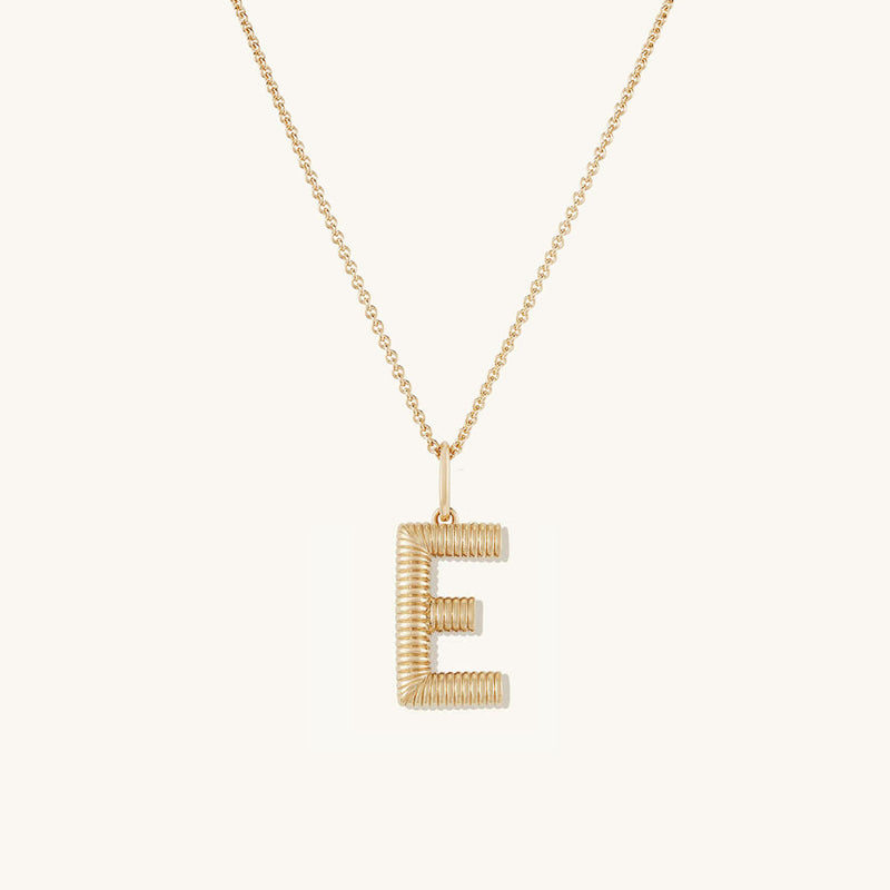 Personalized Simple Letter Necklace Fashion Creative Pattern Gold 26 Letter