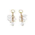 Baroque Fashion Pearl Tassel Earrings Temperament