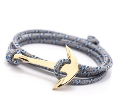 Anchor Decoration Rope Bracelet