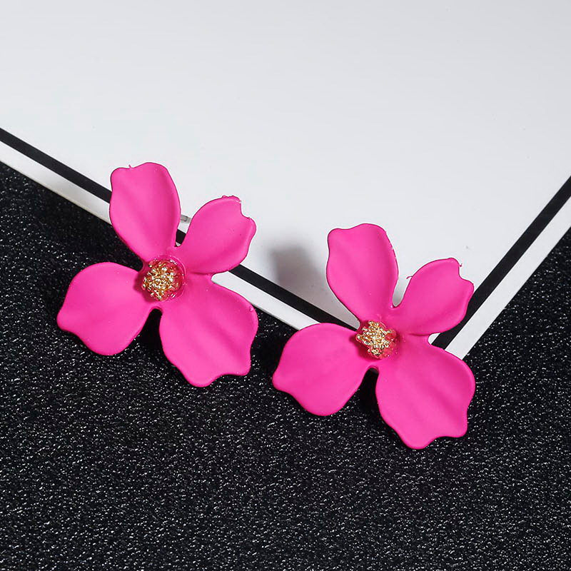 Small Fresh Earrings Super Fairy Flower Earrings Temperament And Beautiful Earrings