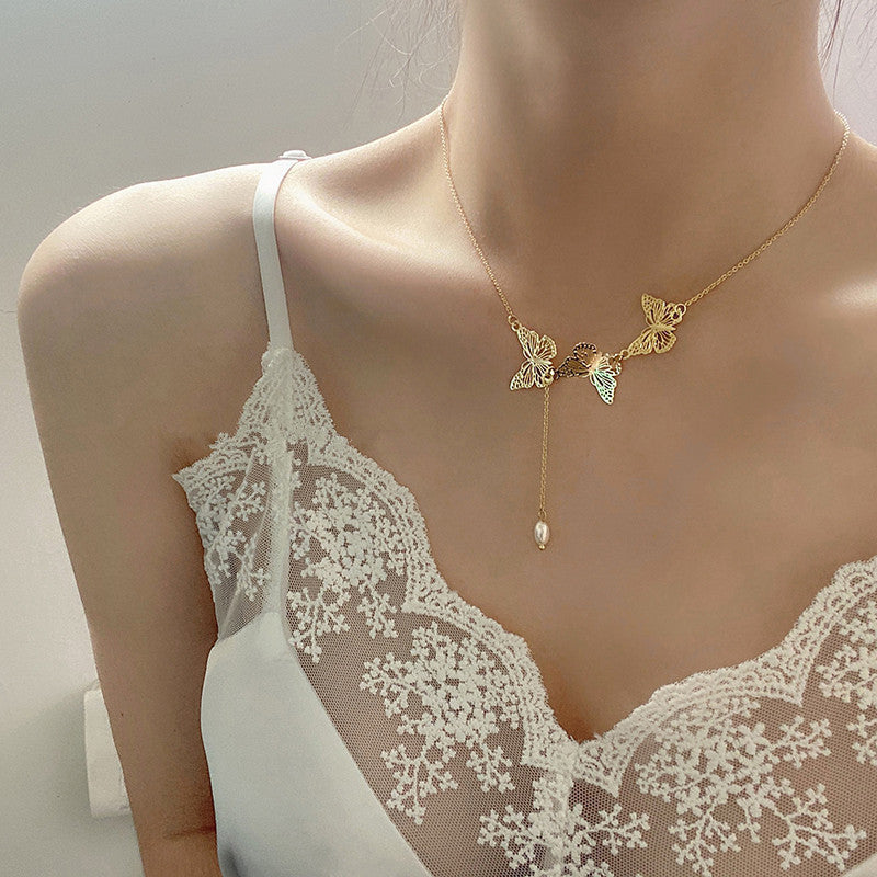 Sweet And Cute Butterfly Necklace