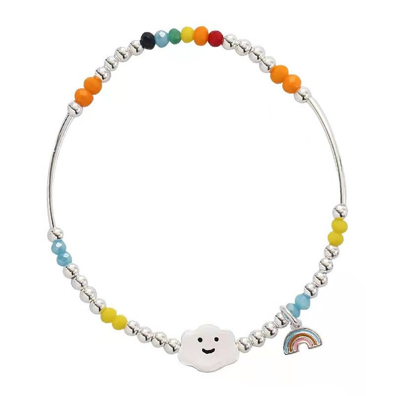 Women's Colorful Love Bear Beaded Bracelet