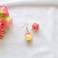 Personality Sweet And Cute Simulation Hand-made Food Play Earrings