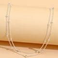 Fashionable Simple Metal Irregular Necklace