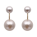 Retro Pearl Simple And Versatile Niche Elegant Temperament Fashion Cold Style Earrings