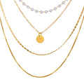 Retro Multilayer Pearl Clavicle Chain Ins Cold And Simple