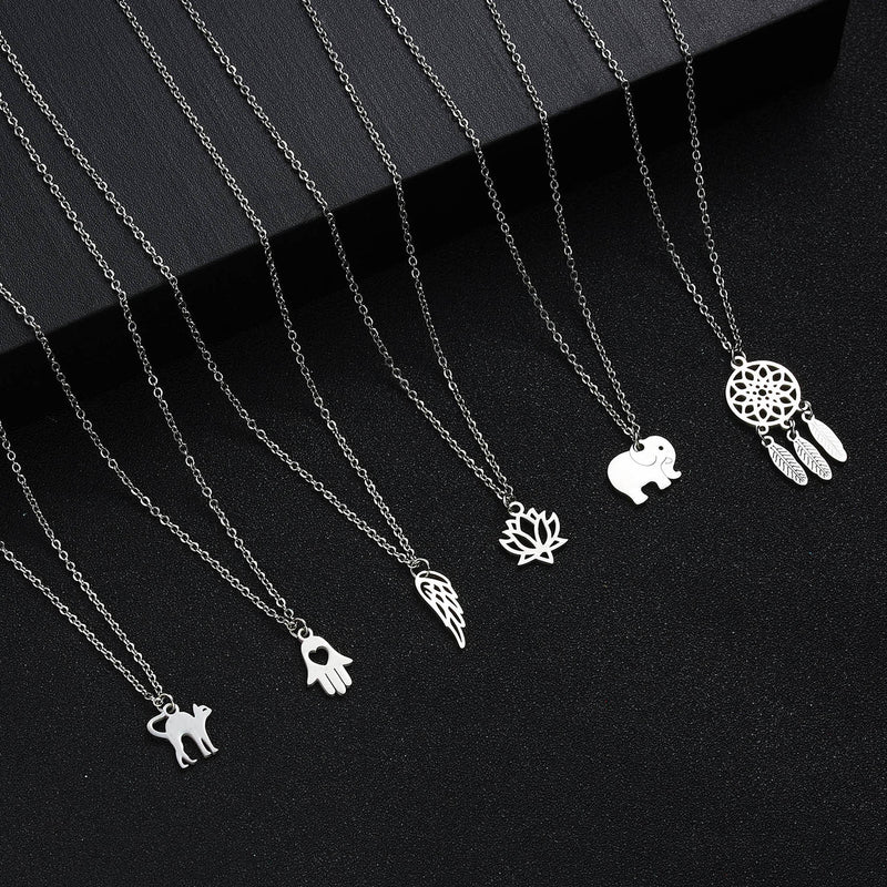 Ladies New Fashion Stainless Steel Necklace